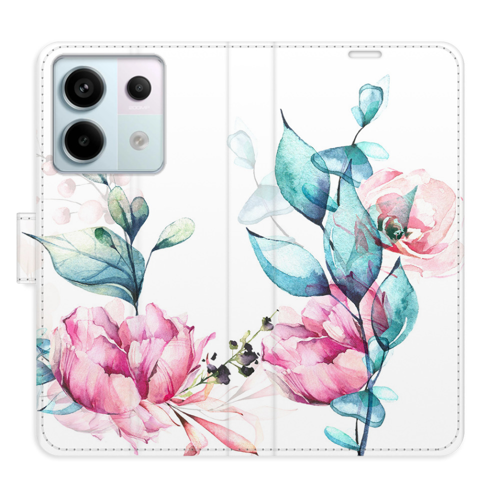 Flipové puzdro iSaprio - Beautiful Flower - Xiaomi Redmi Note 13 Pro 5G / Poco X6 5G