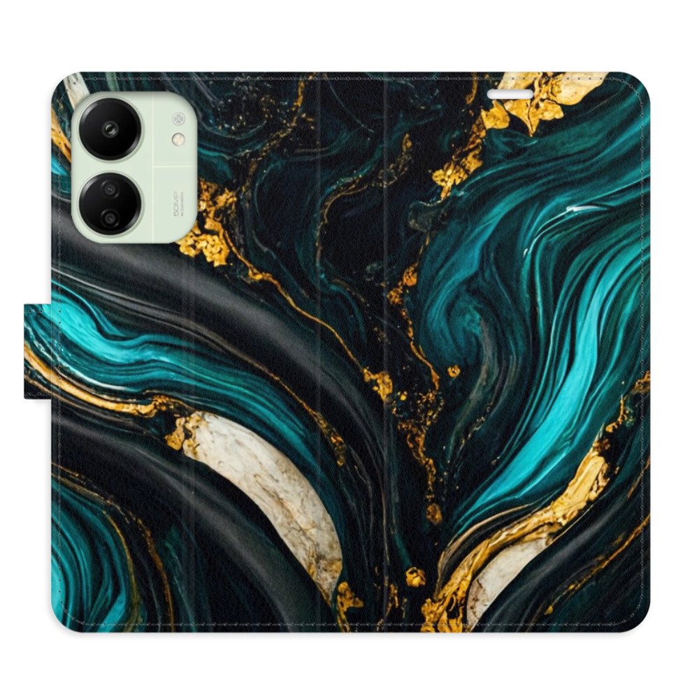 Flipové puzdro iSaprio - Dark Paint - Xiaomi Redmi 13C