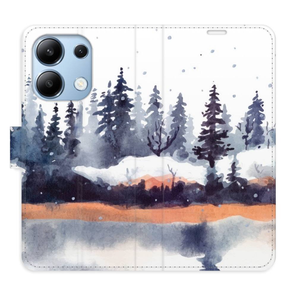 Flipové puzdro iSaprio - Winter 02 - Xiaomi Redmi Note 13