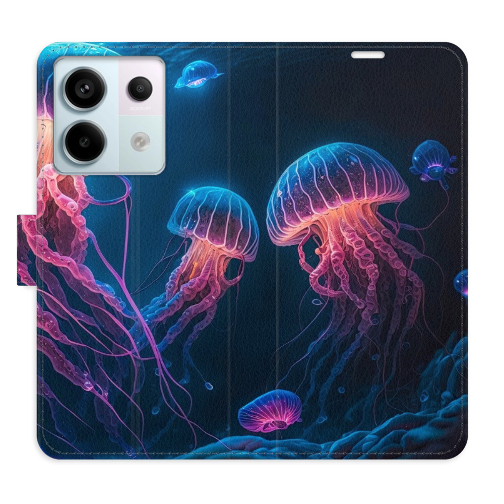 Flipové puzdro iSaprio - Jellyfish - Xiaomi Redmi Note 13 Pro+ 5G
