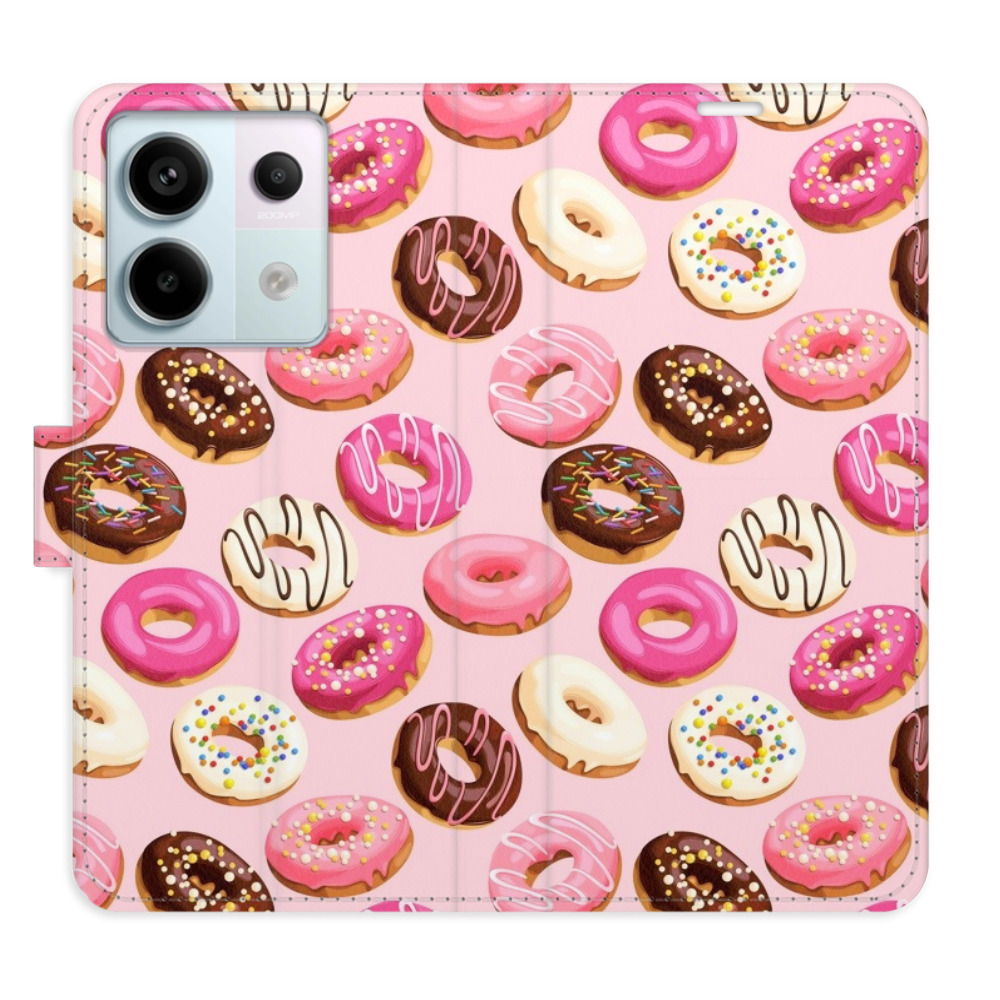 Flipové puzdro iSaprio - Donuts Pattern 03 - Xiaomi Redmi Note 13 Pro+ 5G