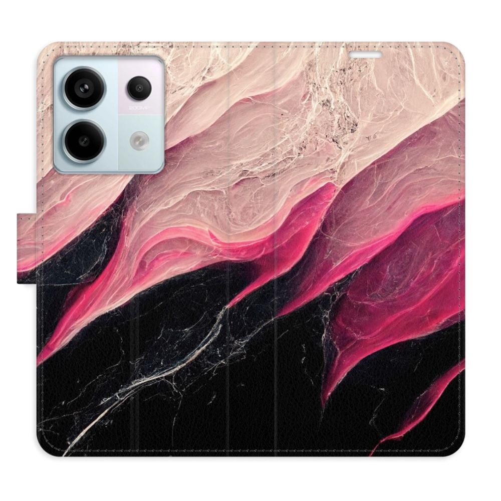 Flipové puzdro iSaprio - BlackPink Marble - Xiaomi Redmi Note 13 Pro+ 5G