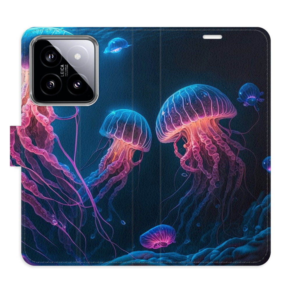 Flipové puzdro iSaprio - Jellyfish - Xiaomi 14