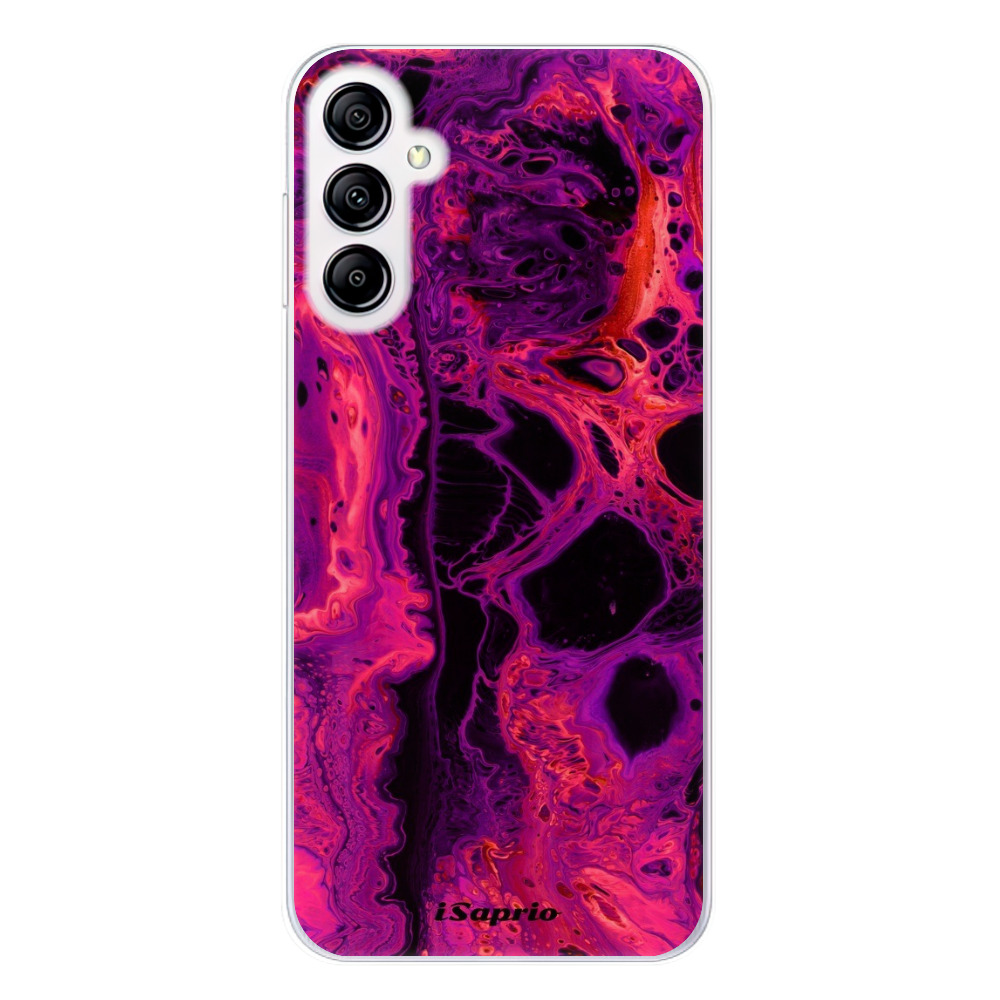 Odolné silikónové puzdro iSaprio - Abstract Dark 01 - Samsung Galaxy A14 / A14 5G