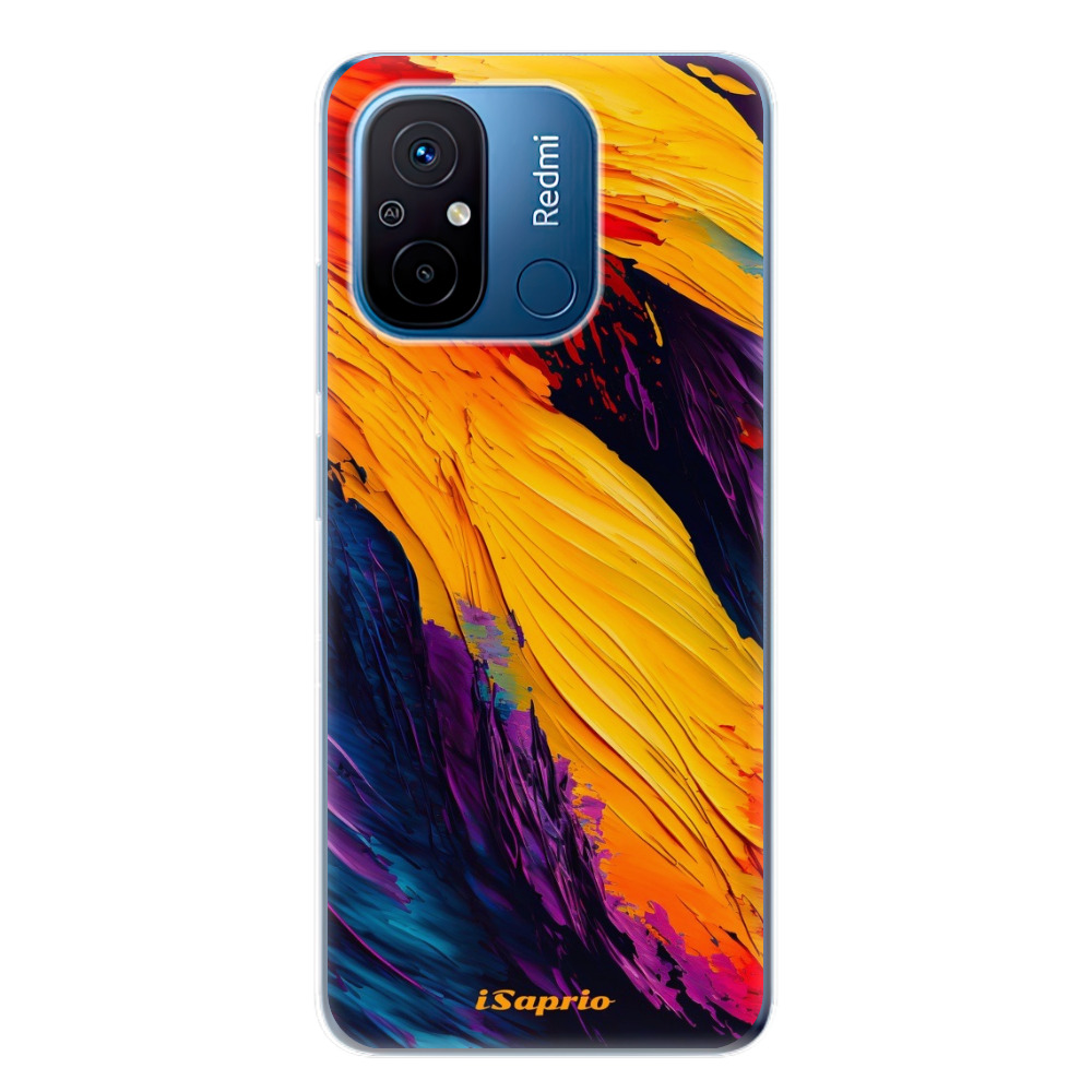 Odolné silikónové puzdro iSaprio - Orange Paint - Xiaomi Redmi 12C