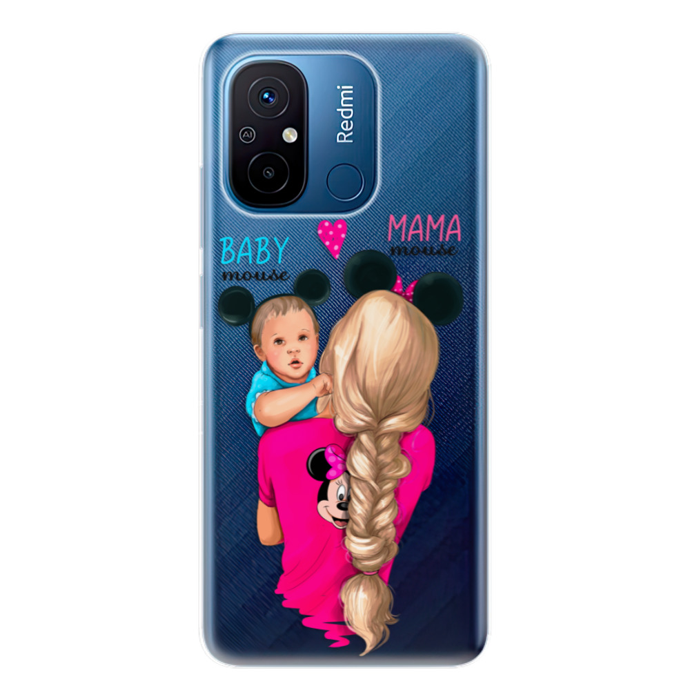 Odolné silikónové puzdro iSaprio - Mama Mouse Blonde and Boy - Xiaomi Redmi 12C