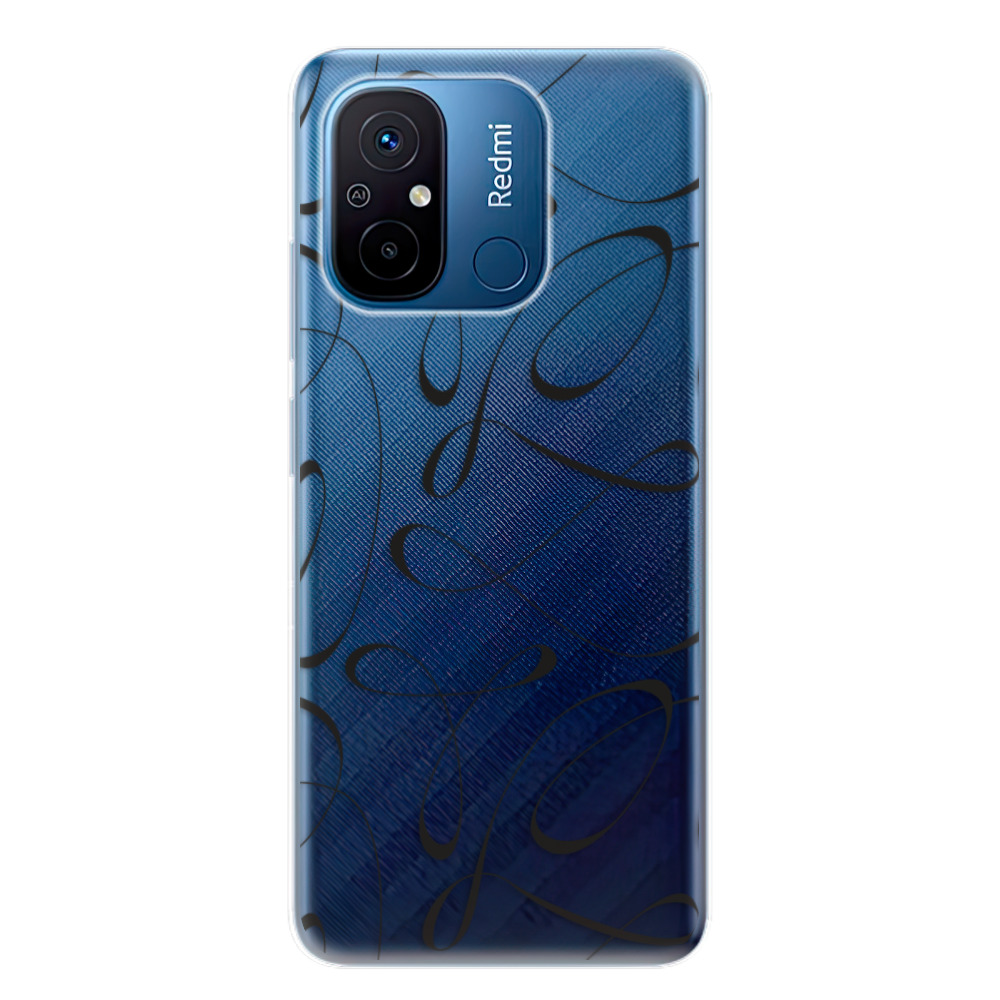 Odolné silikónové puzdro iSaprio - Fancy - black - Xiaomi Redmi 12C