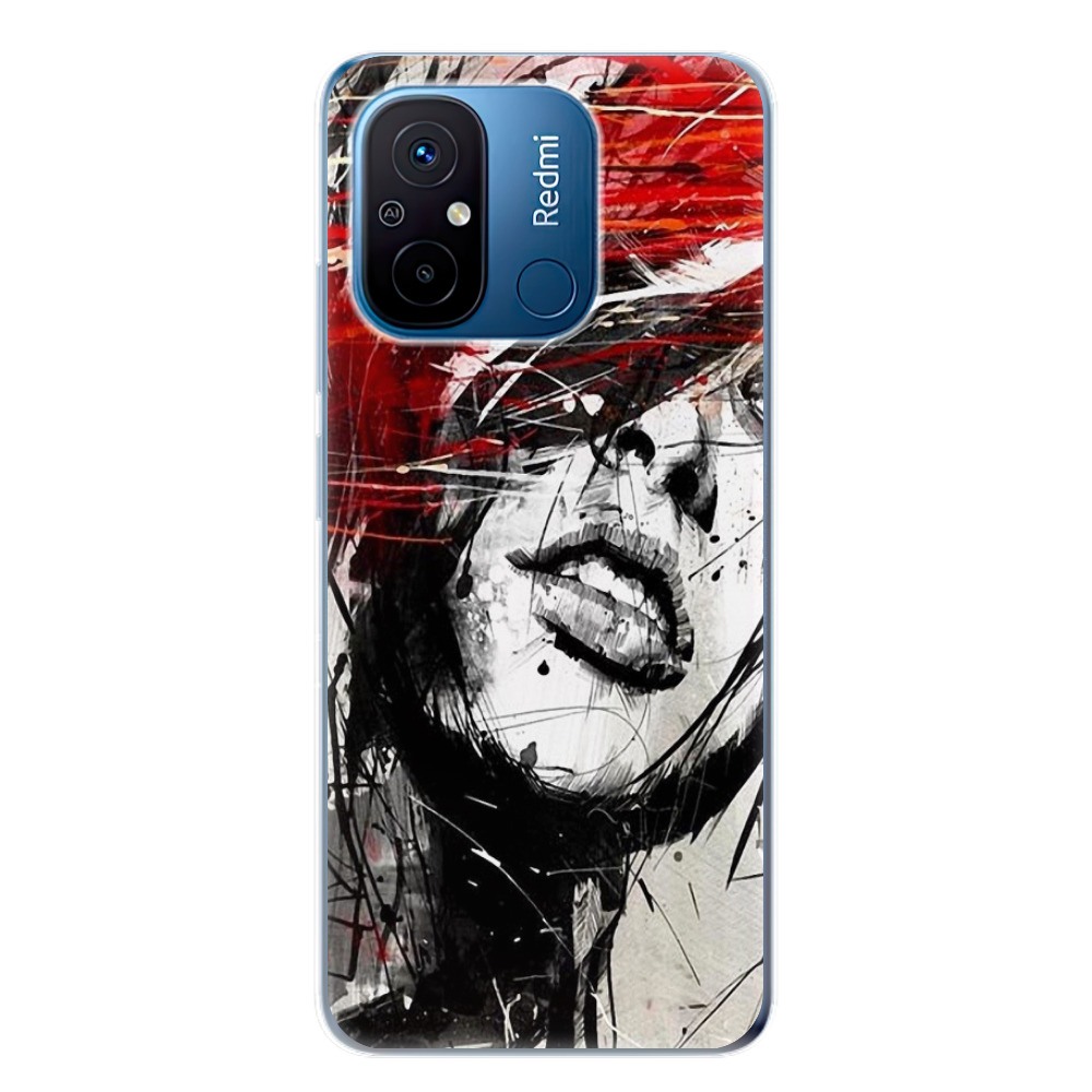 Odolné silikónové puzdro iSaprio - Sketch Face - Xiaomi Redmi 12C