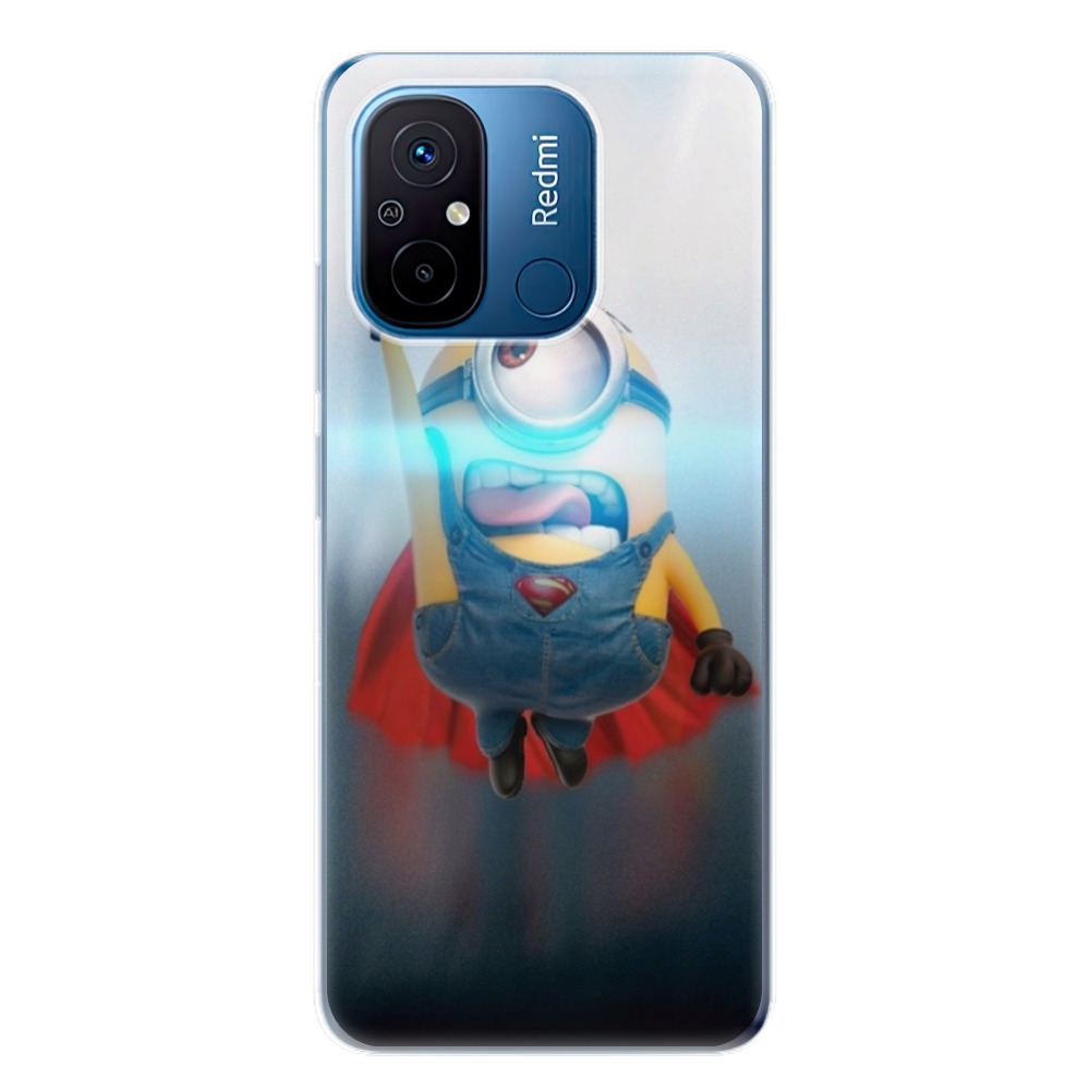 Odolné silikónové puzdro iSaprio - Mimons Superman 02 - Xiaomi Redmi 12C