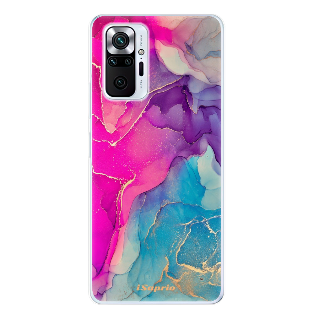 Odolné silikónové puzdro iSaprio - Purple Ink - Xiaomi Redmi Note 10 Pro