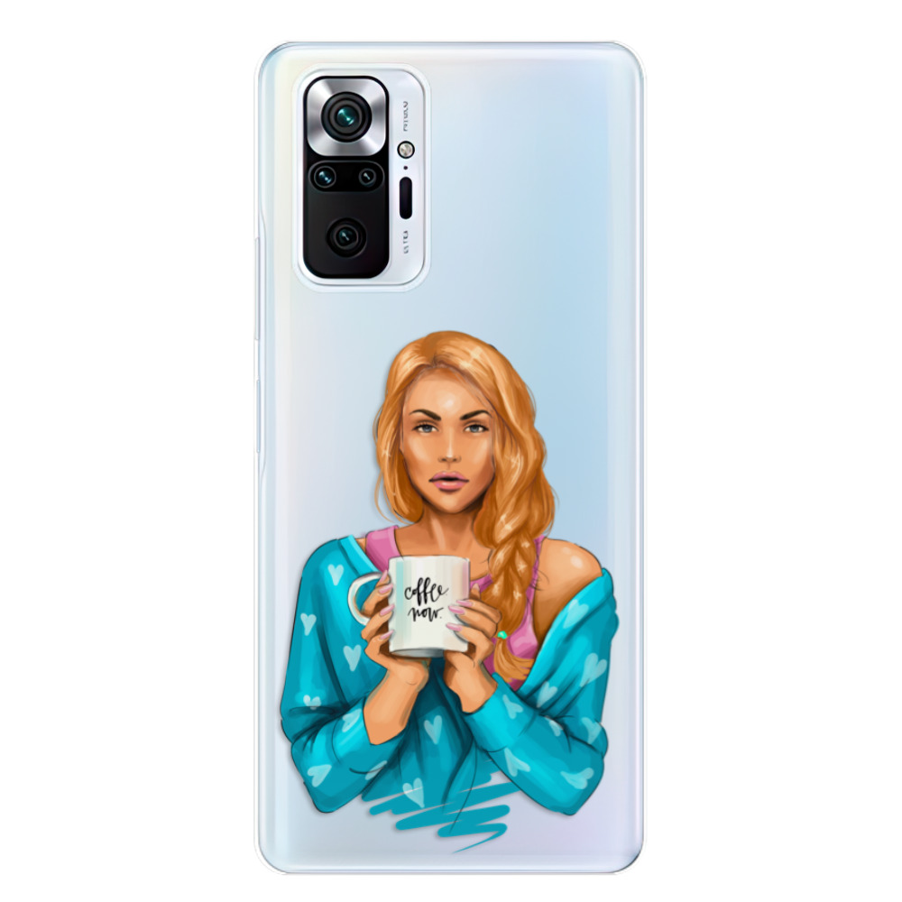 Odolné silikónové puzdro iSaprio - Coffe Now - Redhead - Xiaomi Redmi Note 10 Pro