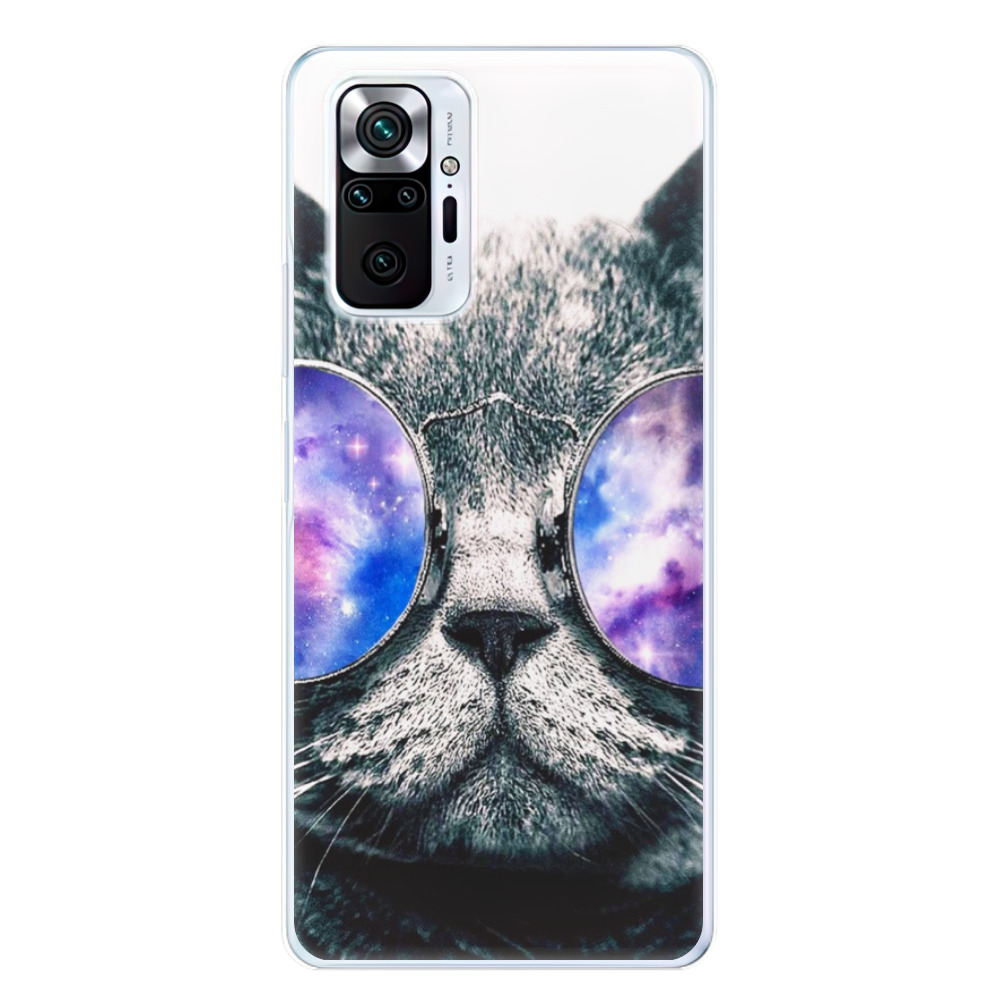 Odolné silikónové puzdro iSaprio - Galaxy Cat - Xiaomi Redmi Note 10 Pro