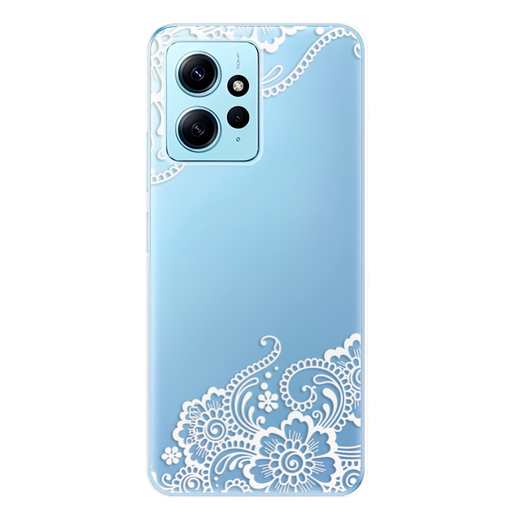 Odolné silikónové puzdro iSaprio - White Lace 02 - Xiaomi Redmi Note 12 5G
