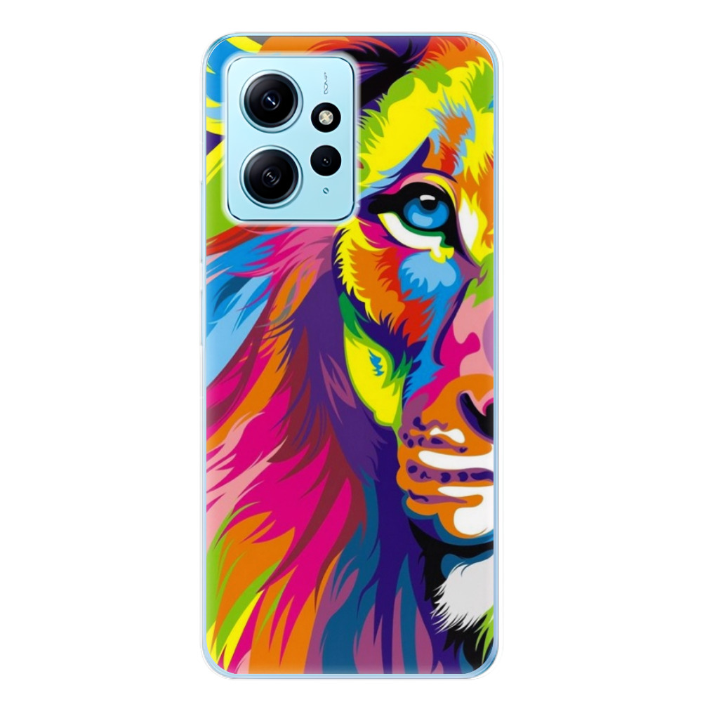 Odolné silikónové puzdro iSaprio - Rainbow Lion - Xiaomi Redmi Note 12 5G