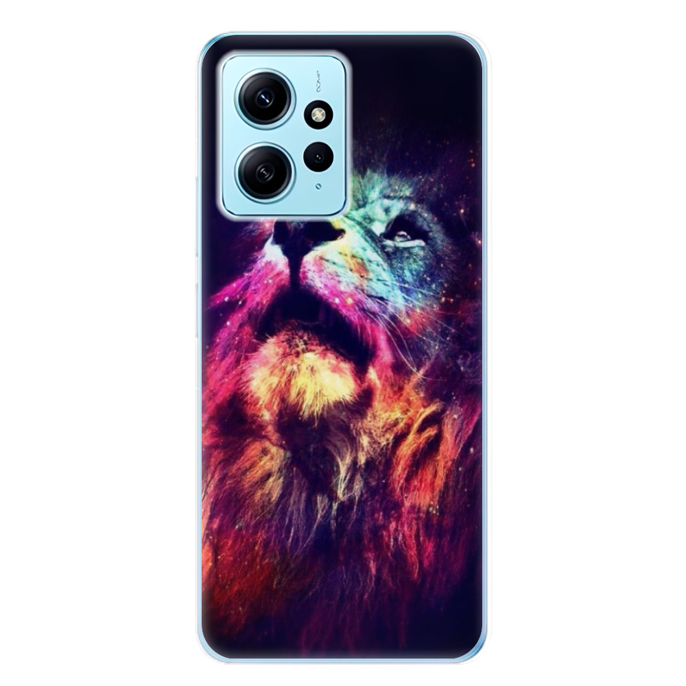 Odolné silikónové puzdro iSaprio - Lion in Colors - Xiaomi Redmi Note 12 5G