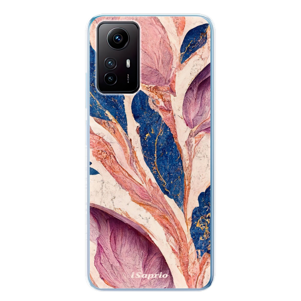 Odolné silikónové puzdro iSaprio - Purple Leaves - Xiaomi Redmi Note 12S