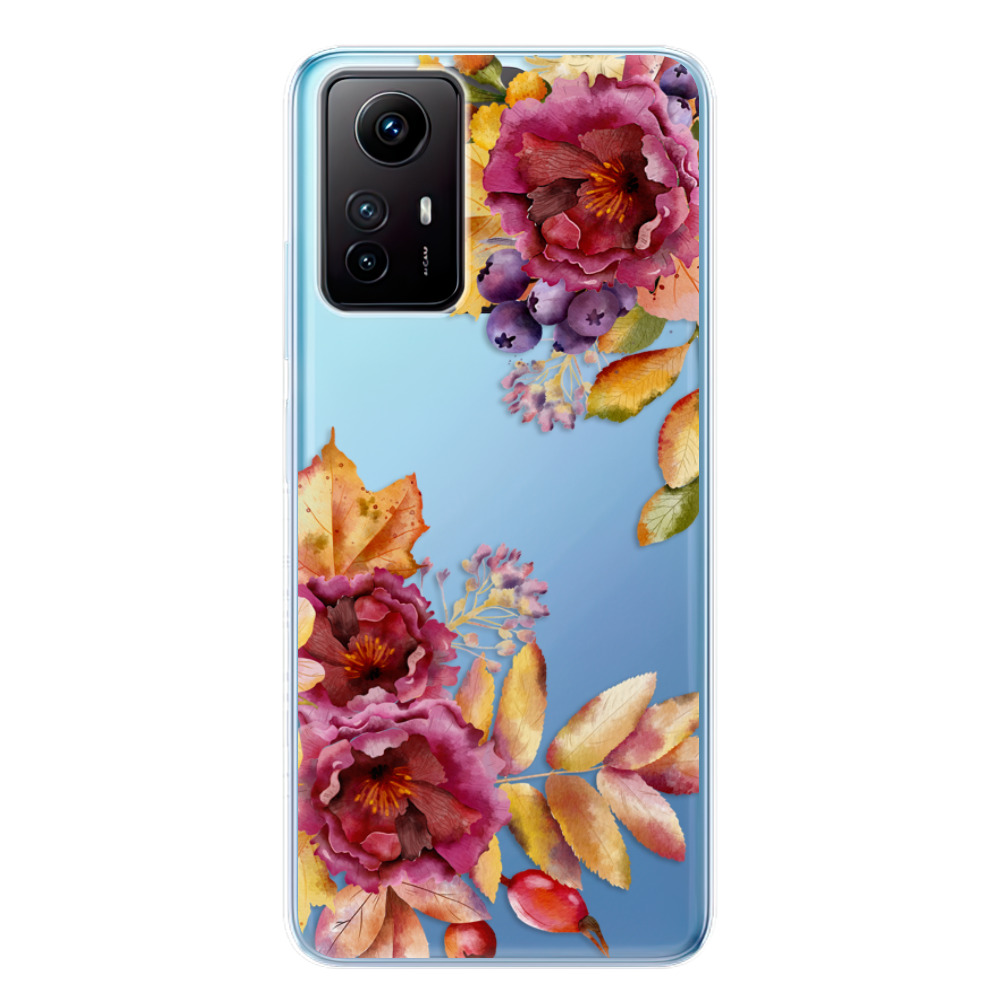 Odolné silikónové puzdro iSaprio - Fall Flowers - Xiaomi Redmi Note 12S