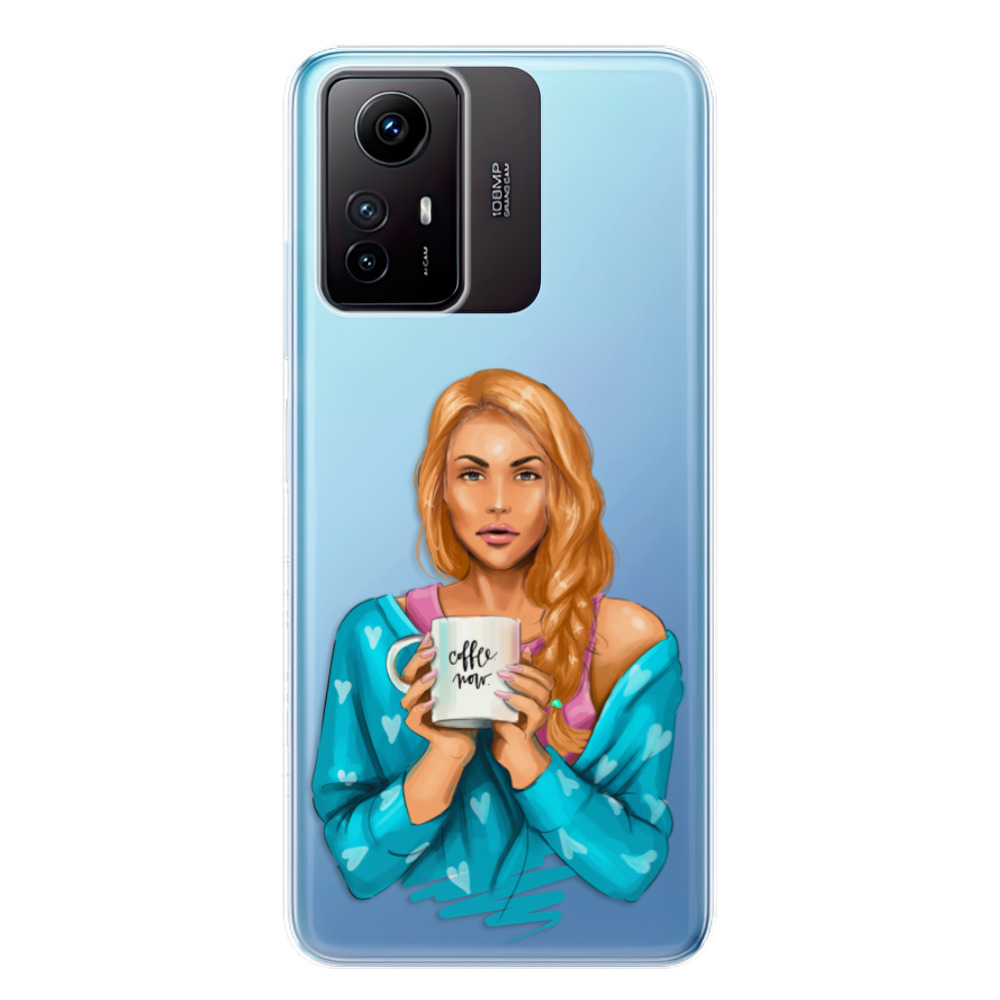 Odolné silikónové puzdro iSaprio - Coffe Now - Redhead - Xiaomi Redmi Note 12S