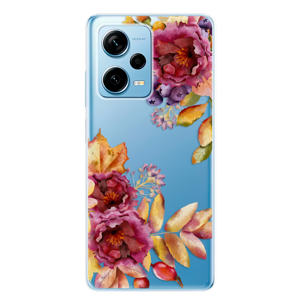 Odolné silikónové puzdro iSaprio - Fall Flowers - Xiaomi Redmi Note 12 Pro+ 5G