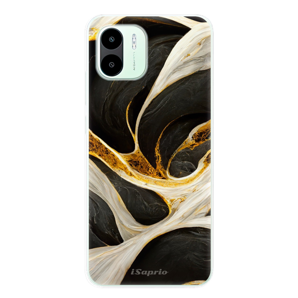 Odolné silikónové puzdro iSaprio - Black and Gold - Xiaomi Redmi A1 / A2