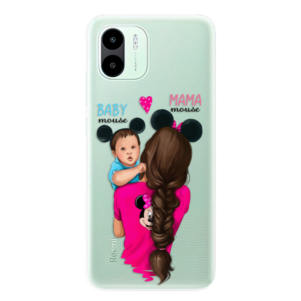 Odolné silikónové puzdro iSaprio - Mama Mouse Brunette and Boy - Xiaomi Redmi A1 / A2