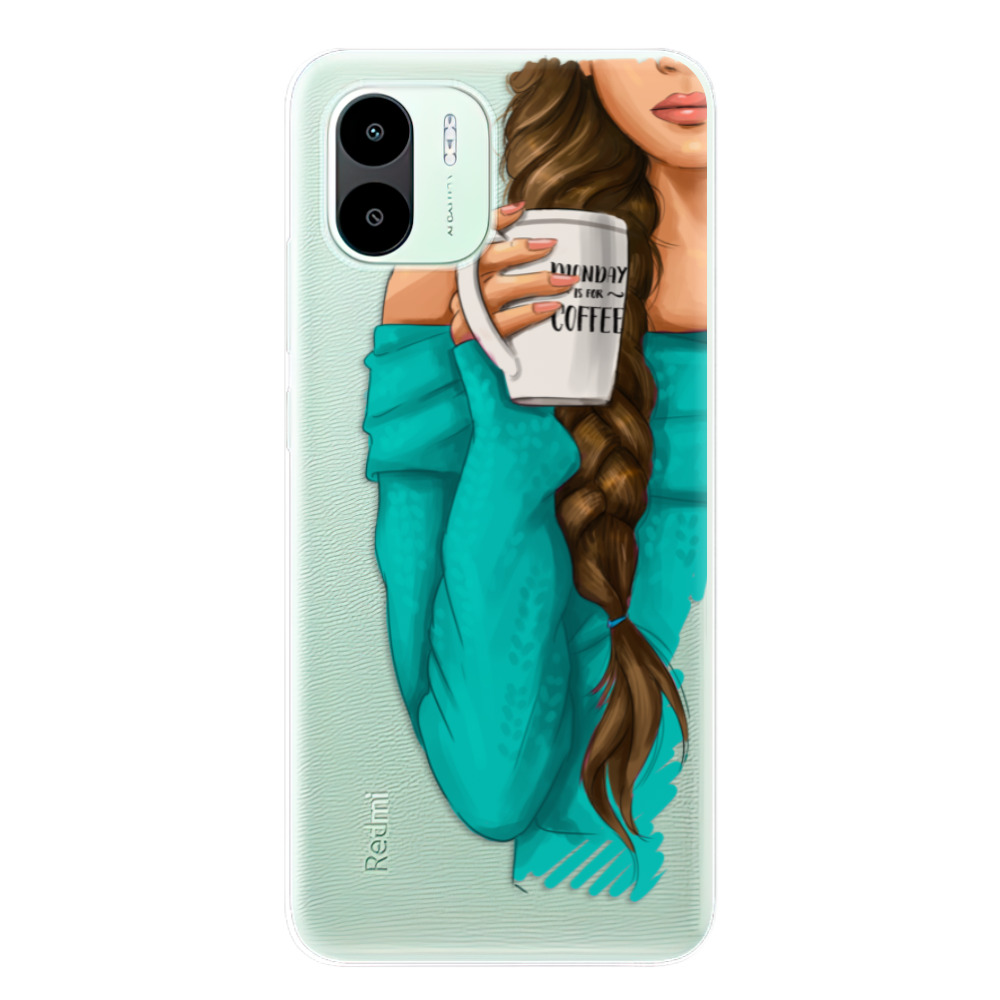 Odolné silikónové puzdro iSaprio - My Coffe and Brunette Girl - Xiaomi Redmi A1 / A2