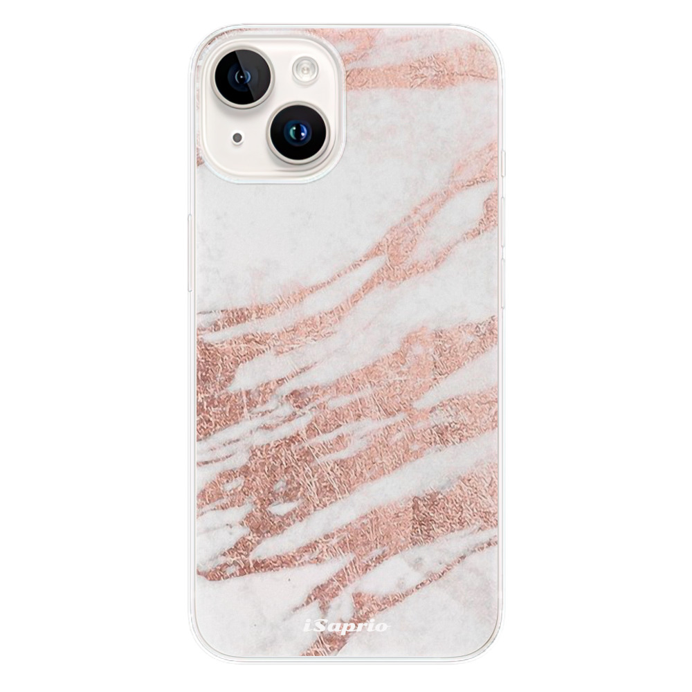 Odolné silikónové puzdro iSaprio - RoseGold 10 - iPhone 15