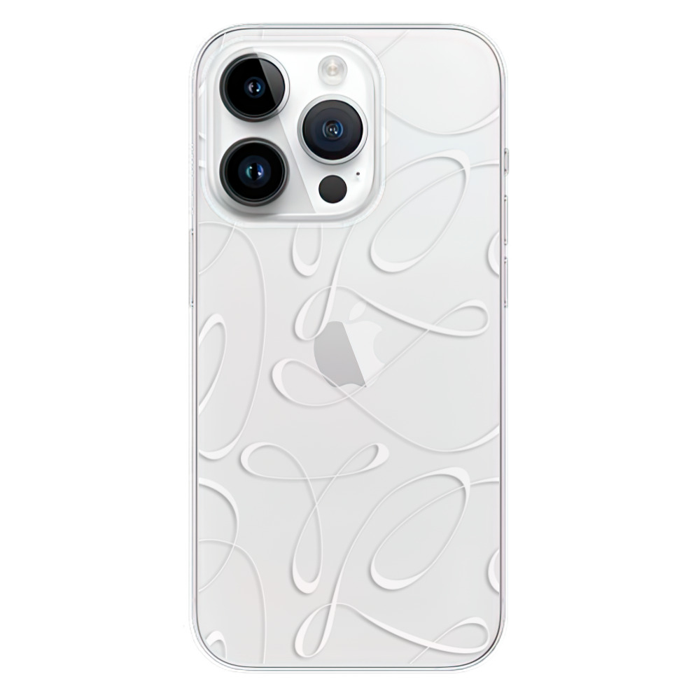 Odolné silikónové puzdro iSaprio - Fancy - white - iPhone 15 Pro