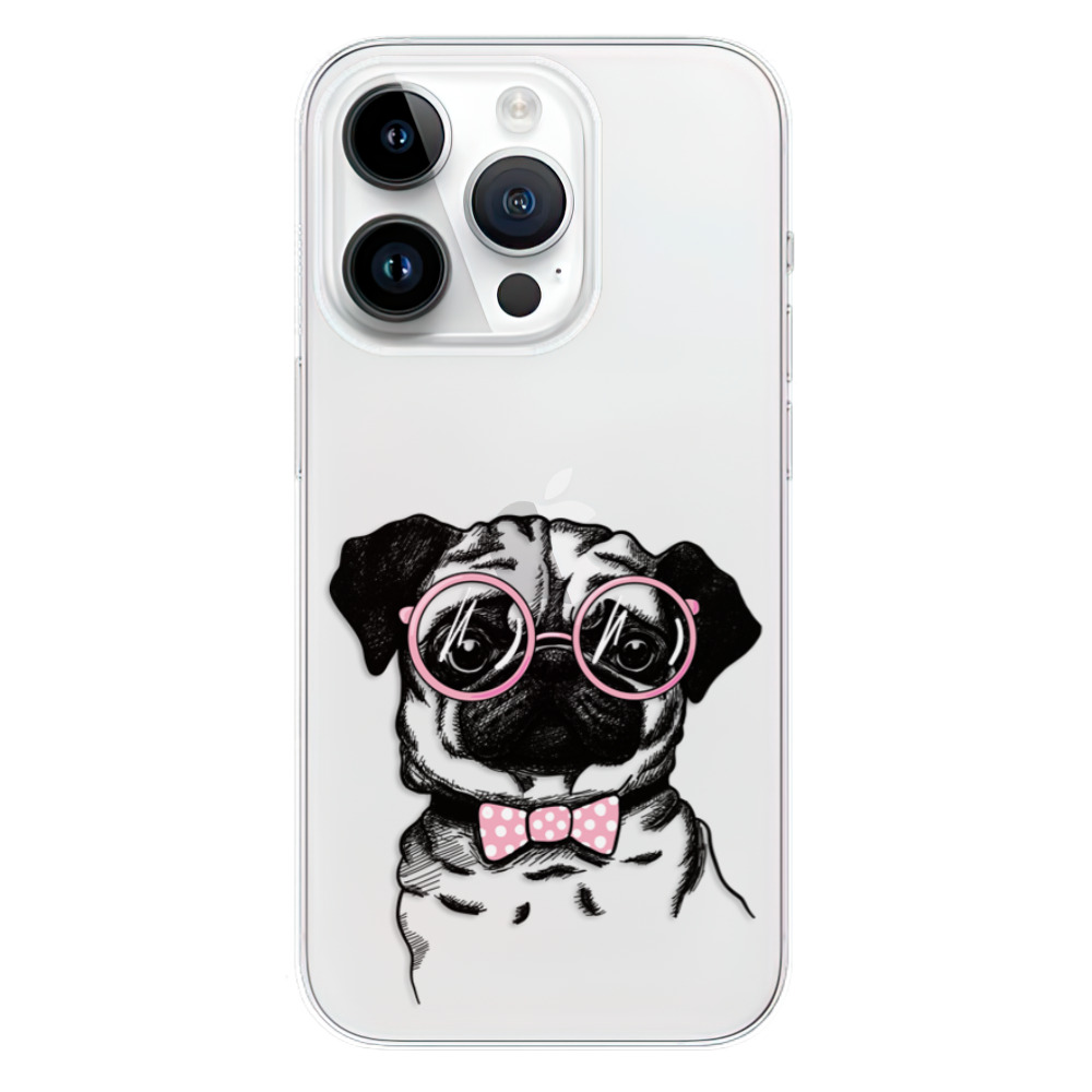Odolné silikónové puzdro iSaprio - The Pug - iPhone 15 Pro