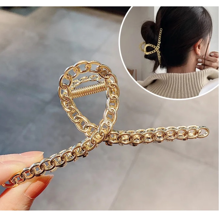 Štipec do vlasov Bella-Strieborná KP30422