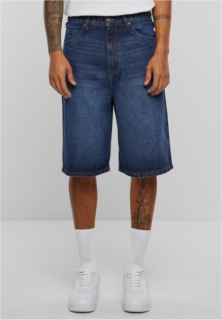 Urban Classics 90's Heavy Denim Shorts new dark blue washed - 28