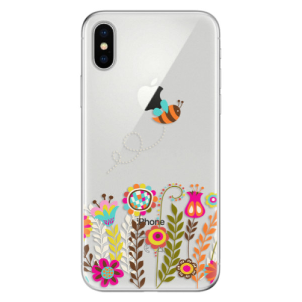 Odolné silikónové puzdro iSaprio - Bee 01 - iPhone X