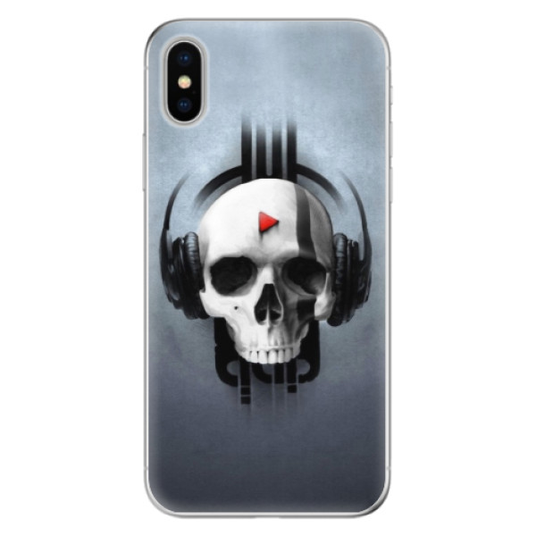 Odolné silikónové puzdro iSaprio - Skeleton M - iPhone X