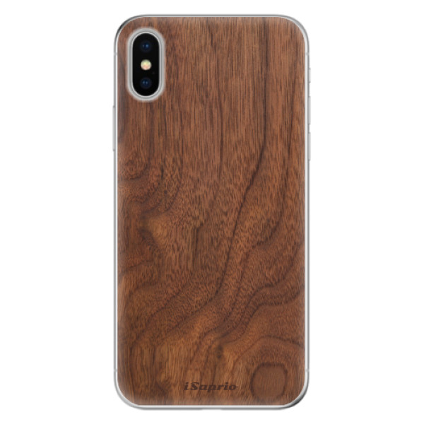 Odolné silikónové puzdro iSaprio - Wood 10 - iPhone X