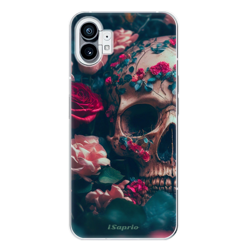 Odolné silikónové puzdro iSaprio - Skull in Roses - Nothing Phone (1)