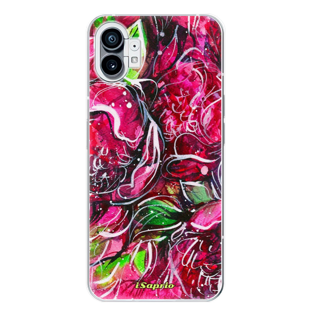 Odolné silikónové puzdro iSaprio - Burgundy - Nothing Phone (1)