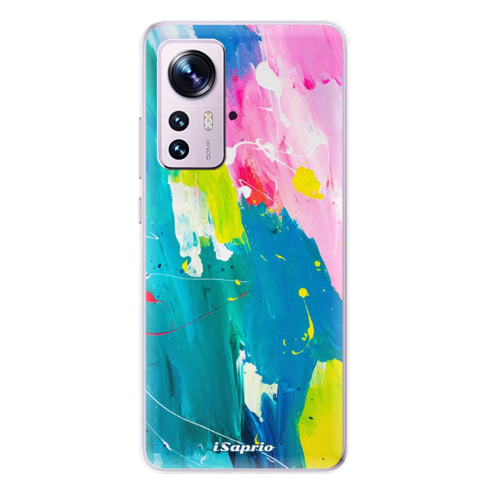 Odolné silikónové puzdro iSaprio - Abstract Paint 04 - Xiaomi 12 / 12X