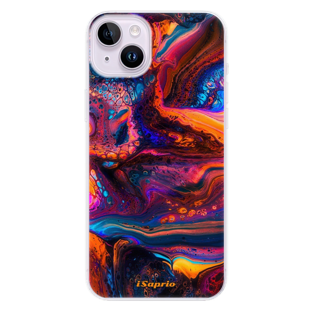 Odolné silikónové puzdro iSaprio - Abstract Paint 02 - iPhone 14 Plus