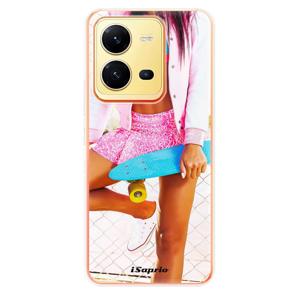 Odolné silikónové puzdro iSaprio - Skate girl 01 - Vivo X80 Lite 5G
