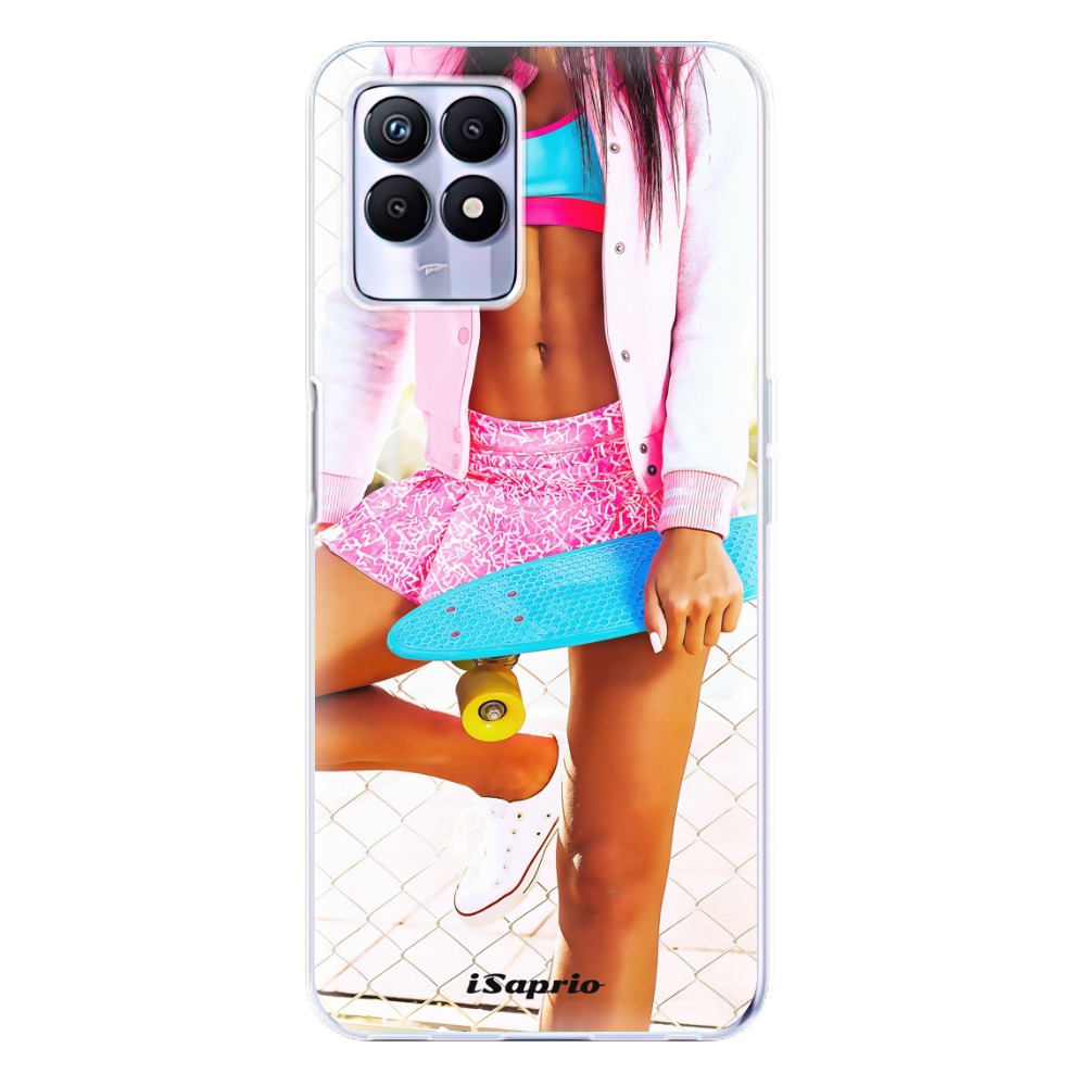 Odolné silikónové puzdro iSaprio - Skate girl 01 - Realme 8i