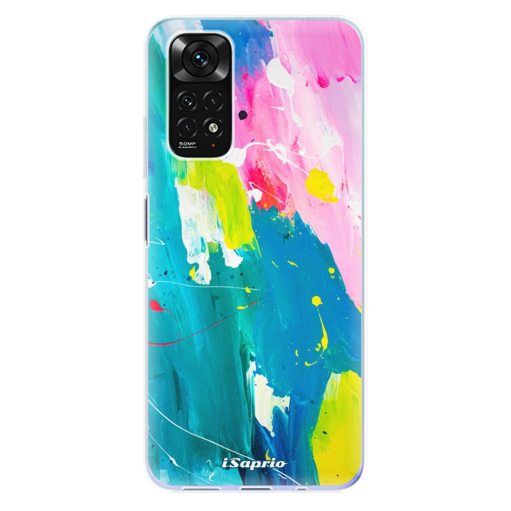 Odolné silikónové puzdro iSaprio - Abstract Paint 04 - Xiaomi Redmi Note 11 / Note 11S