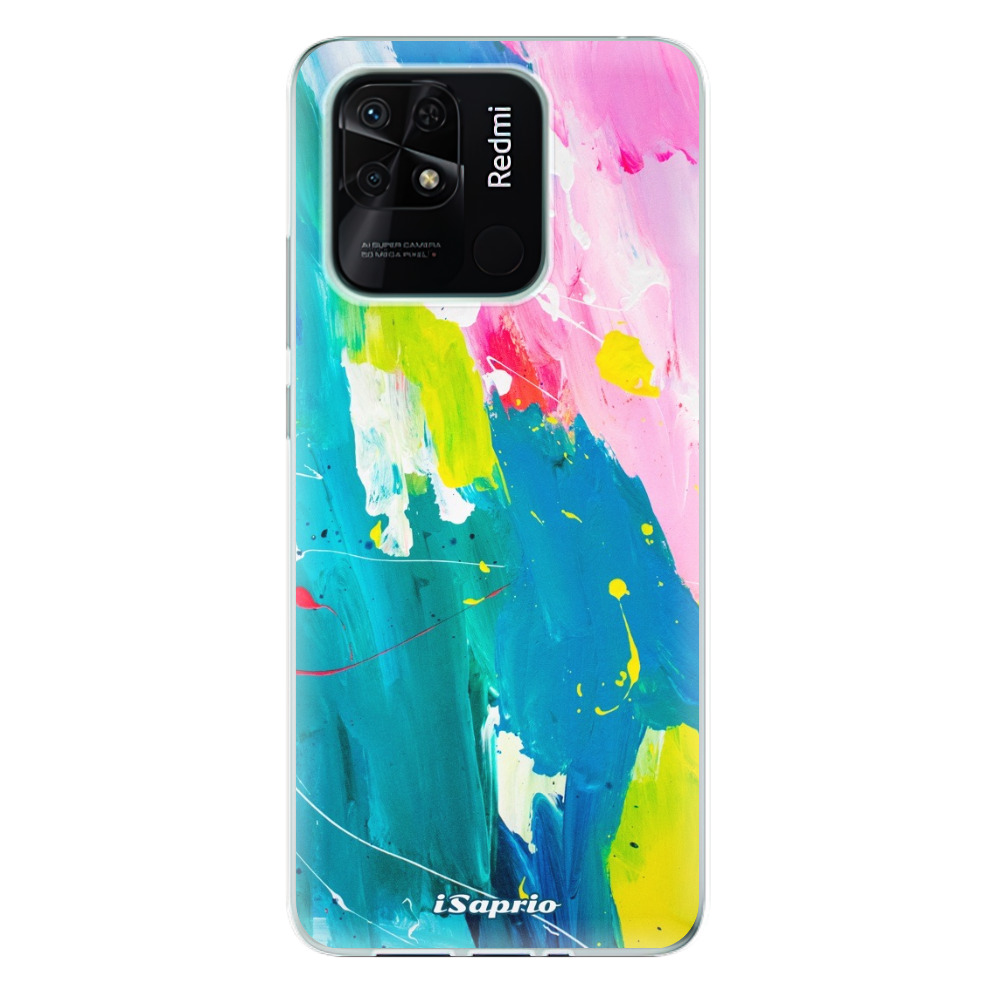Odolné silikónové puzdro iSaprio - Abstract Paint 04 - Xiaomi Redmi 10C