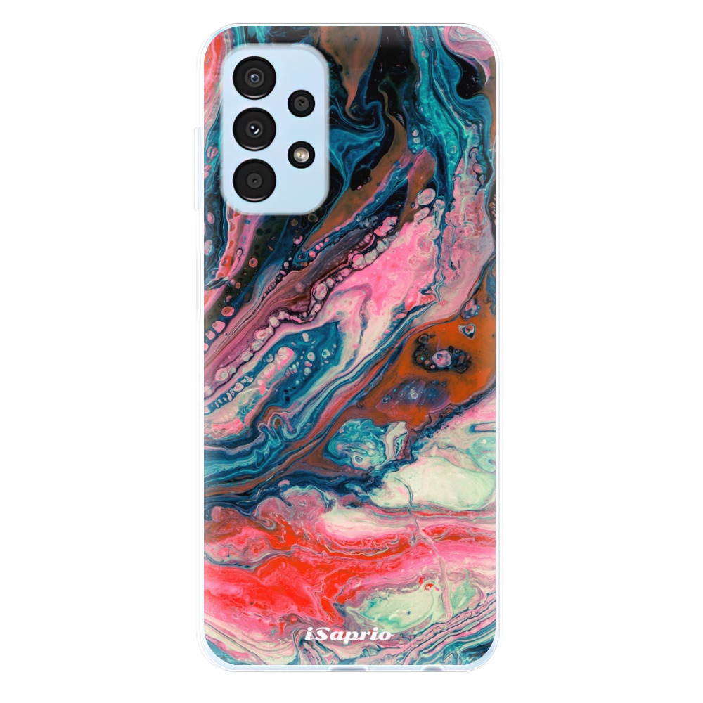 Odolné silikónové puzdro iSaprio - Abstract Paint 01 - Samsung Galaxy A13