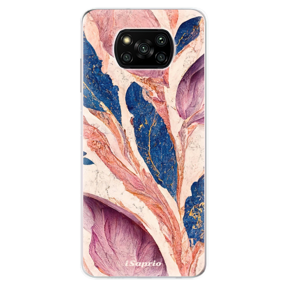 Odolné silikónové puzdro iSaprio - Purple Leaves - Xiaomi Poco X3 Pro / X3 NFC