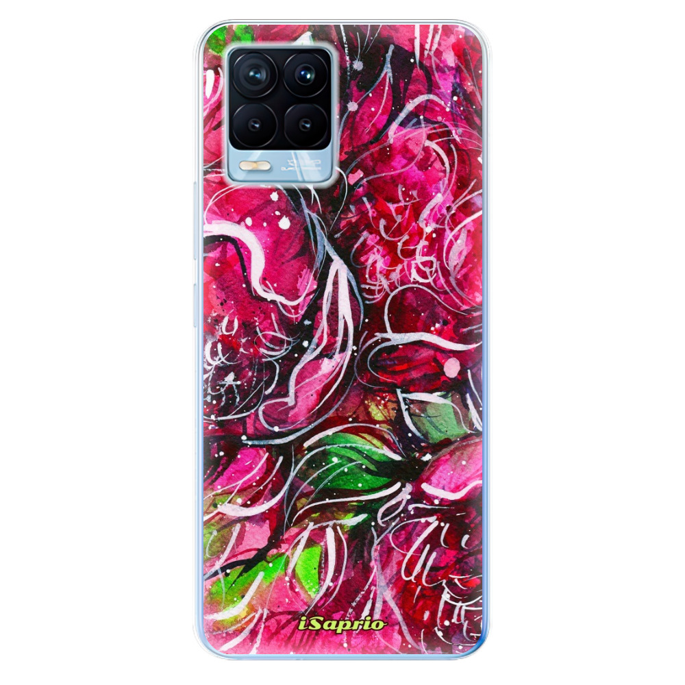 Odolné silikónové puzdro iSaprio - Burgundy - Realme 8 / 8 Pro