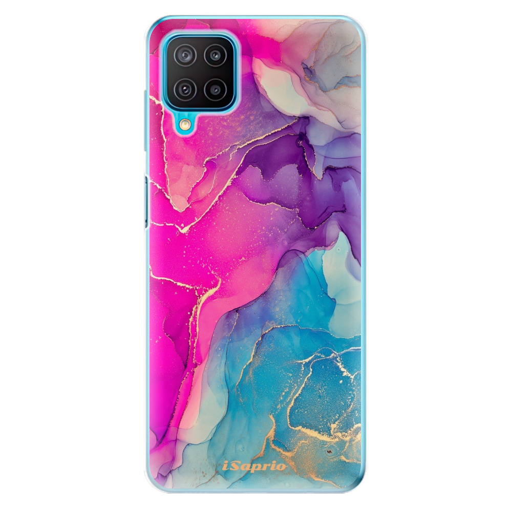 Odolné silikónové puzdro iSaprio - Purple Ink - Samsung Galaxy M12