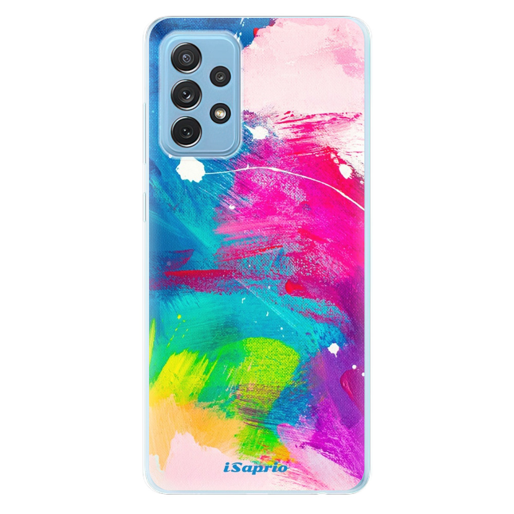 Odolné silikónové puzdro iSaprio - Abstract Paint 03 - Samsung Galaxy A72