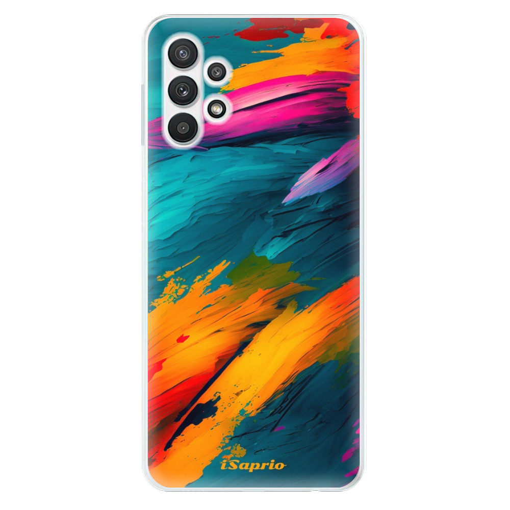 Odolné silikónové puzdro iSaprio - Blue Paint - Samsung Galaxy A32 5G