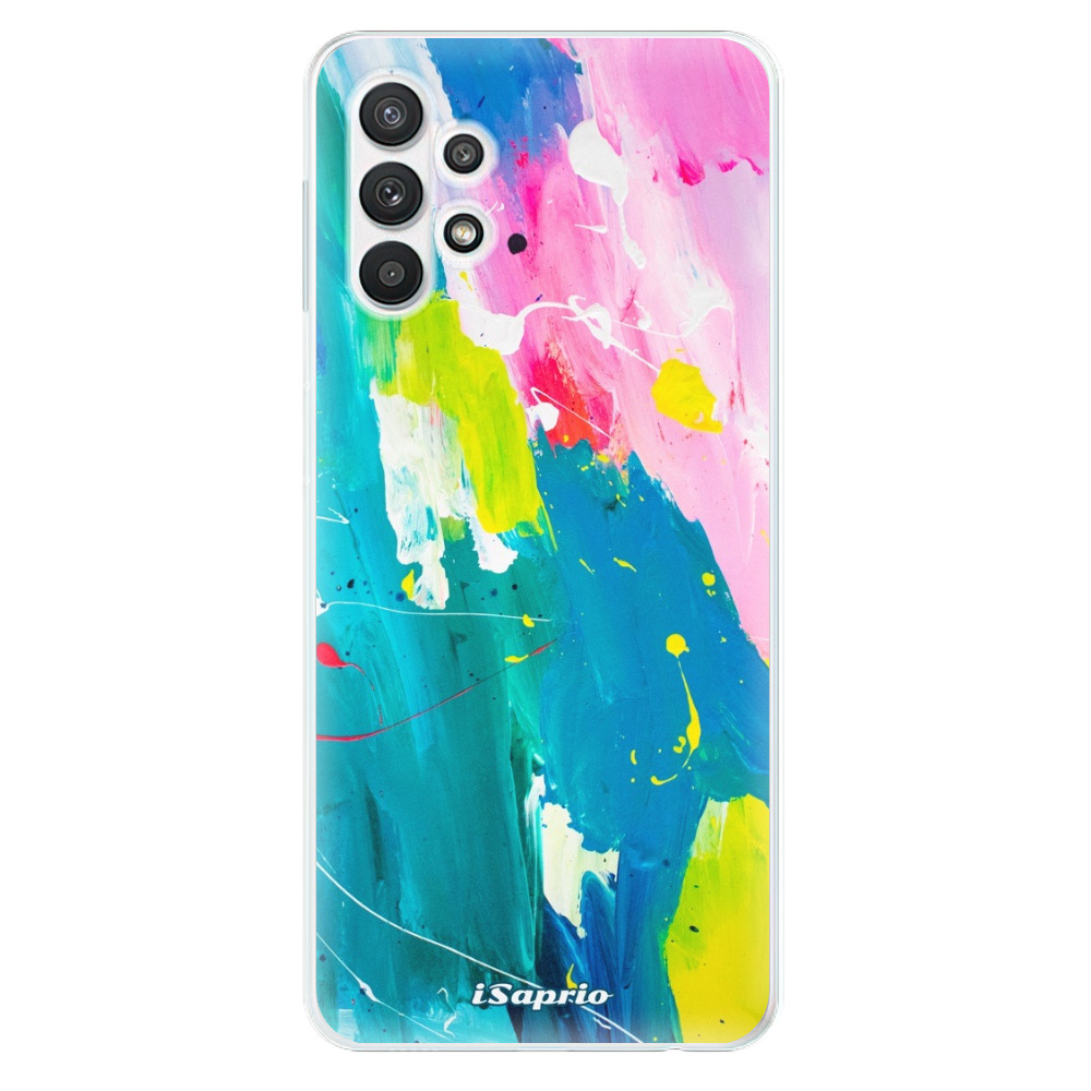 Odolné silikónové puzdro iSaprio - Abstract Paint 04 - Samsung Galaxy A32 5G