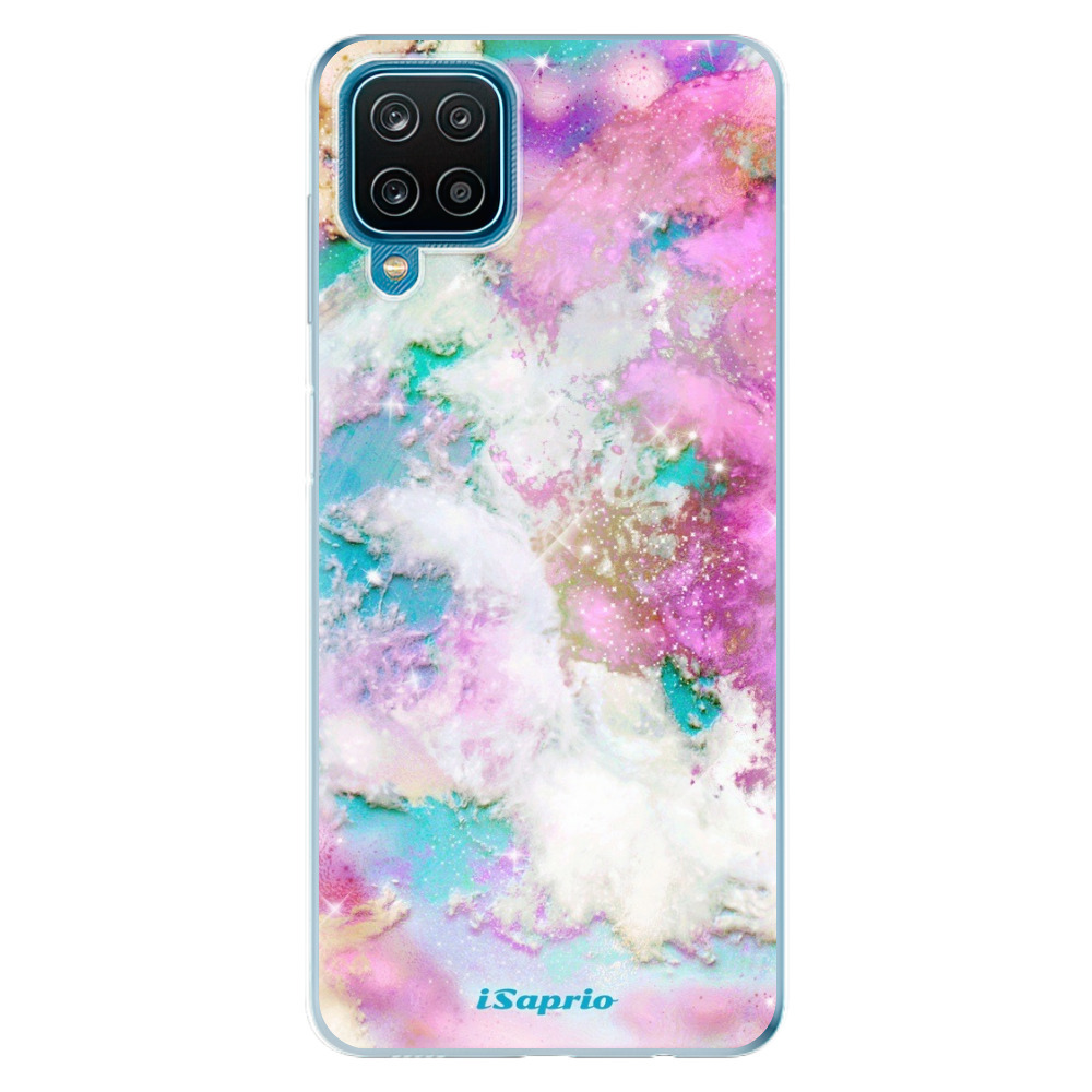Odolné silikónové puzdro iSaprio - Galactic Paper - Samsung Galaxy A12